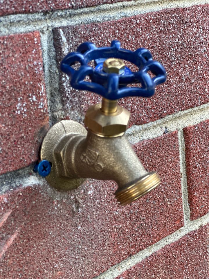 New hosebib installed in Edgewater, MD 
