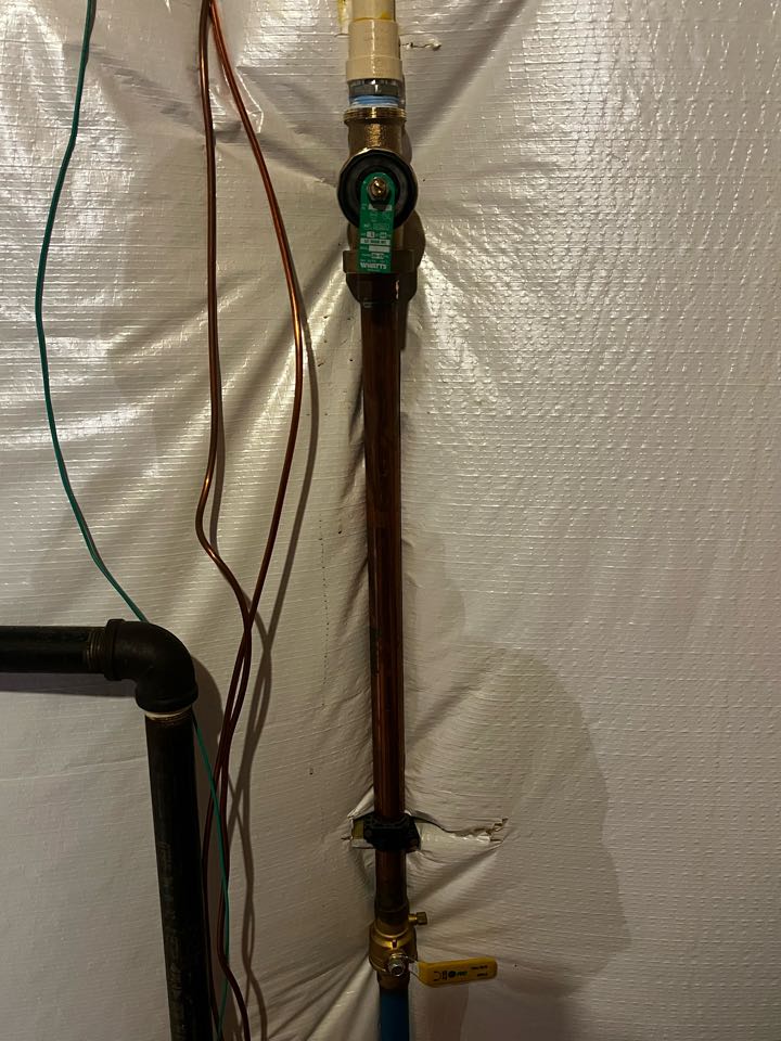 Installed a new pressure reducing valve in White Plains, Maryland Installed a new pressure reducing valve in White Plains, Maryland