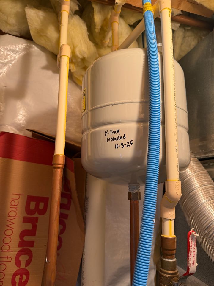 Repaired water heater and replaced the expansion tank in Accokeek, MD 