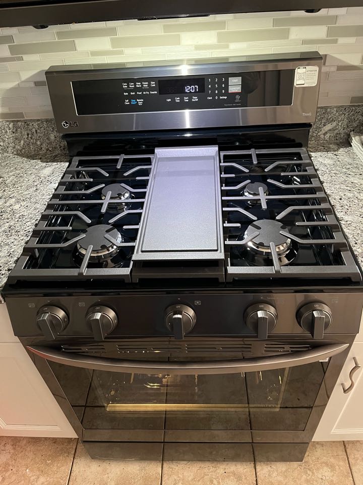 Installed new stove in Upper Marlboro, MD 