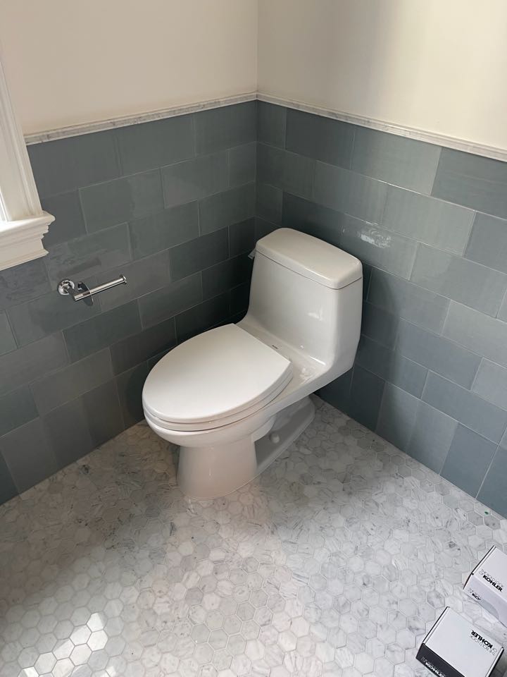Installed a new toilet in LaPlata, MD 