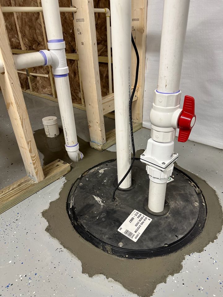 Installed new sewage ejector pump in Annapolis, MD 