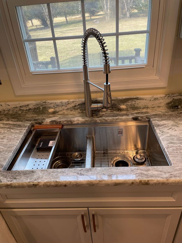 Installed new kitchen faucet in Brandywine, MD 
