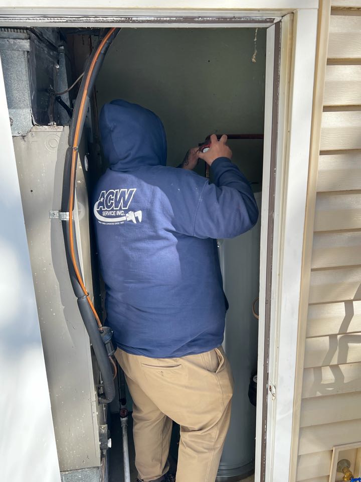 Installed new electric water heater in Annapolis, MD 