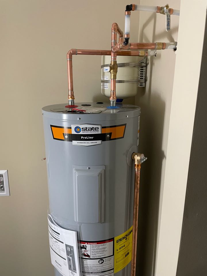 Installed a new electric water heater in Waldorf, MD 