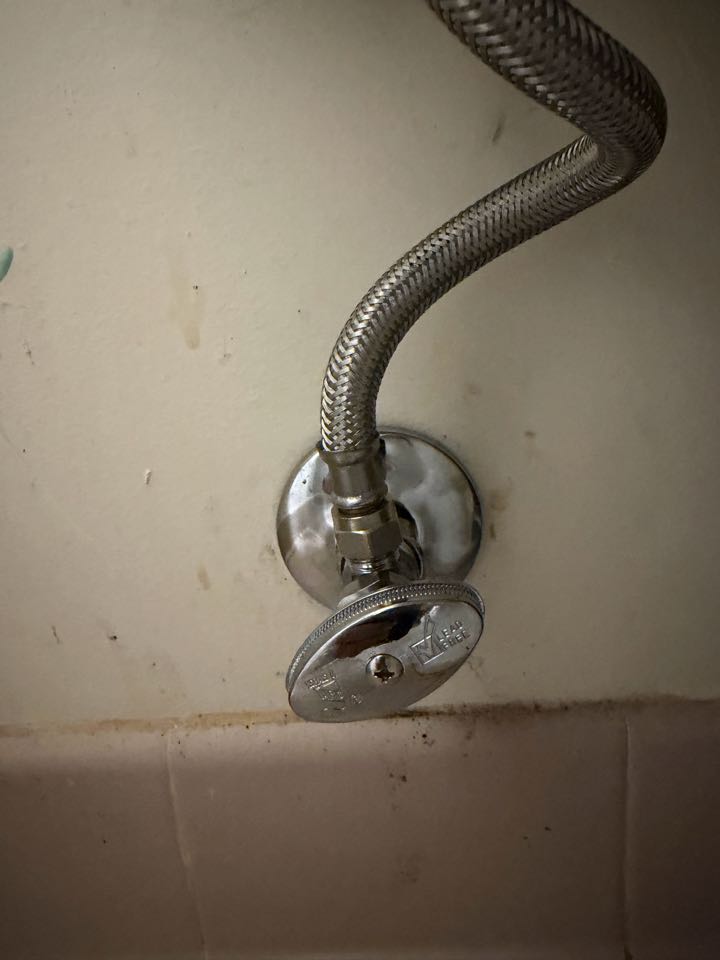 Installed a new shut off valve and supply line to toilet in Waldorf, MD 