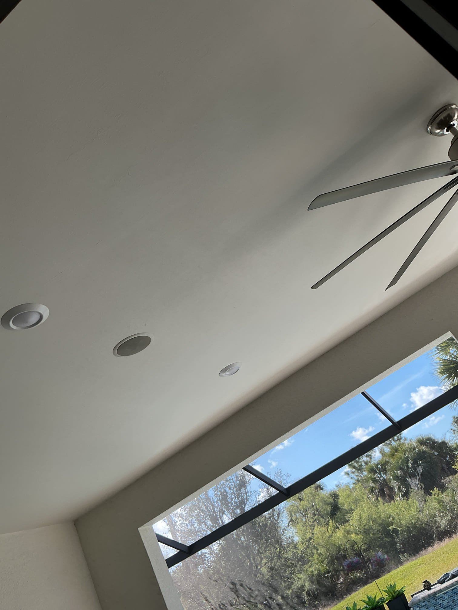 Today I came out to your residence to give you a quote to hang two ceiling fans. When I arrived, you had showed me the locations where you wanted the ceiling fans. You had one ceiling fan in the back lanai and want to get that one capped off and add to one on either side. I created a quote for you to add those two ceiling fans put the boxes and run the wiring. We also talked about adding outlets behind art pieces. You let me know that you were getting the light fixtures and would be in touch. Thank you for choosing ResQmedics for all your electrical needs. Thank you, Lucas.
