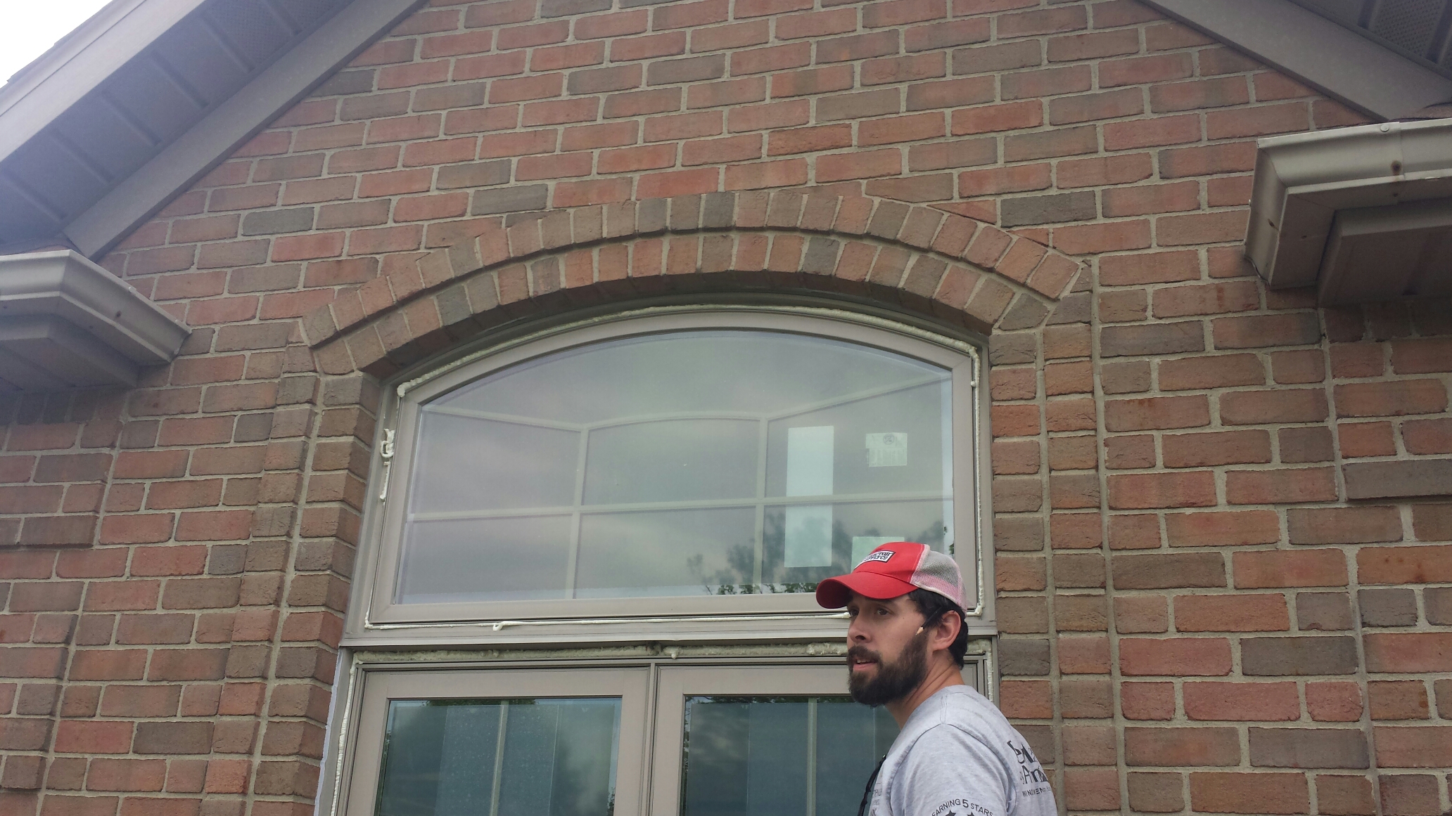 Canton, OH - Installing custom arch top windows in Canton..Renewal by Andersen Canton, OH - Installing custom arch top windows in Canton..Renewal by Andersen