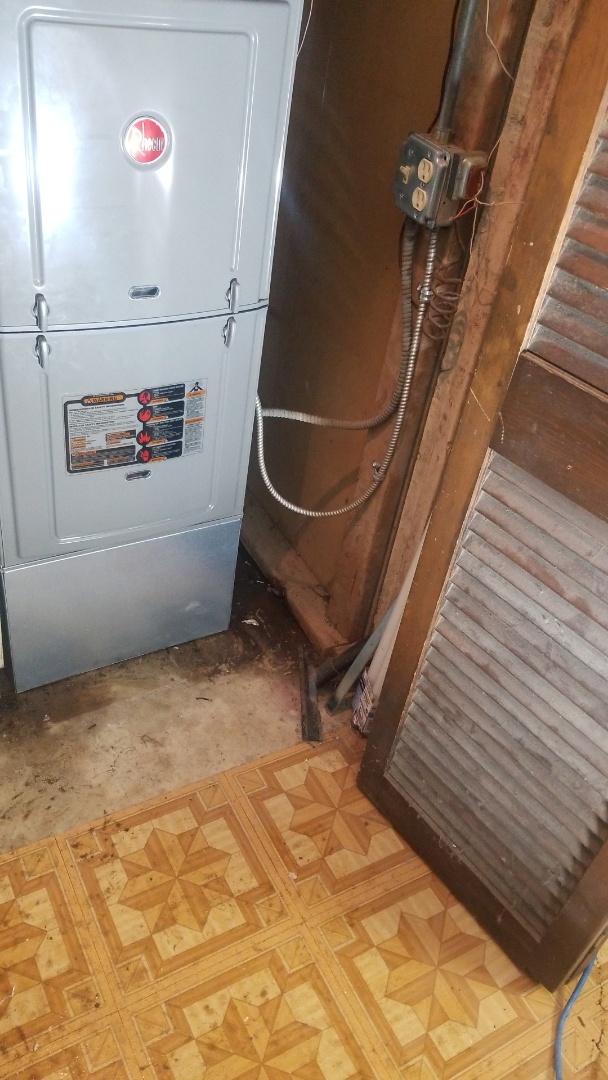 New furnace installation 