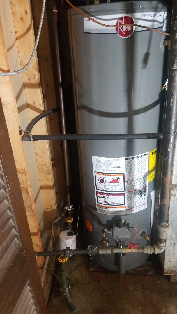 New hotwater tank installation 