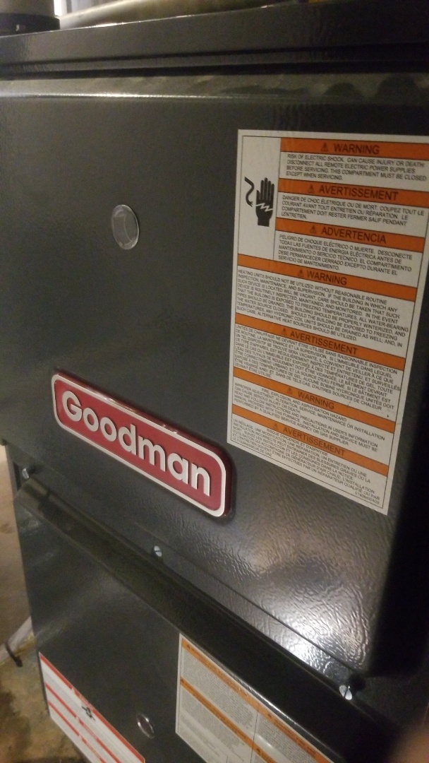 Goodman furnace reoair.. replace high limit switch 