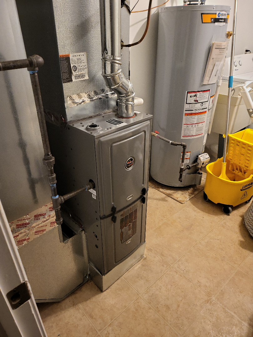 New furnace installed 