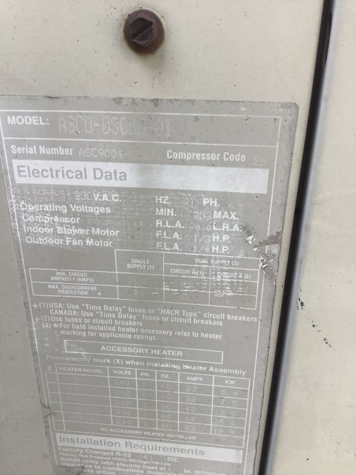 Preforming an AC inspection  get ready for summer. 