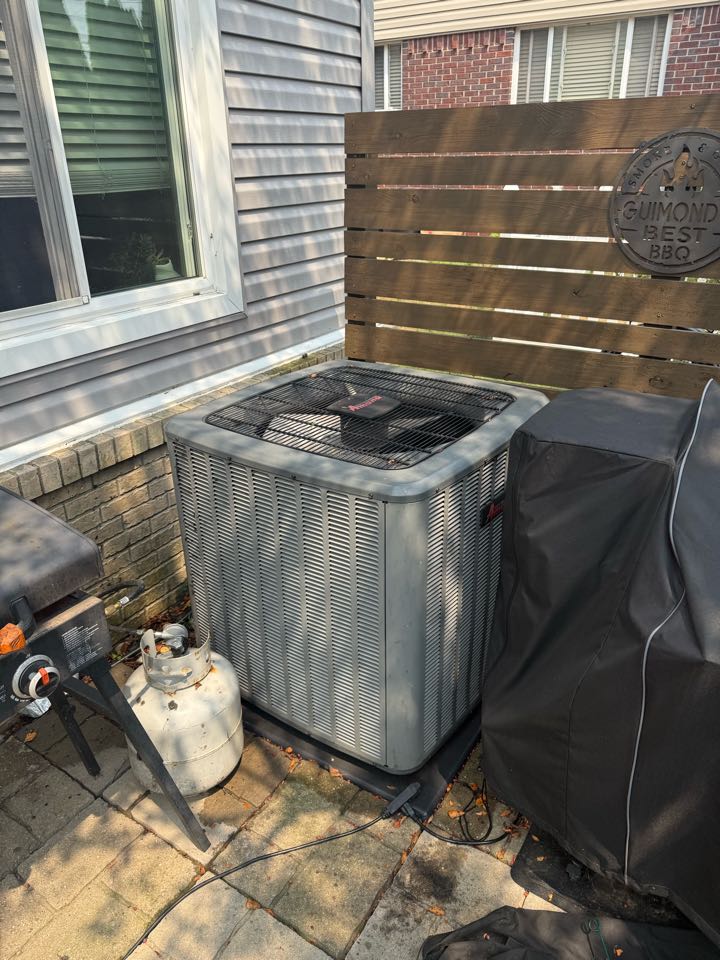 Performed air conditioning repair and evaluation on a 7 year old Amana system; replaced the blower motor, cycled and verified AC operations. 
