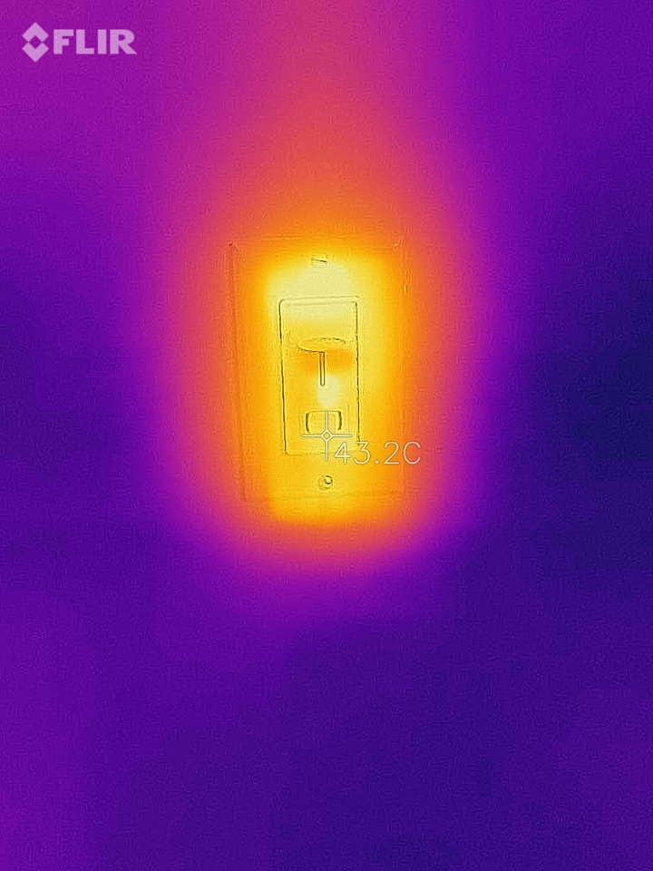 Overheating Dimmer Switch Replacement by Platinum Electrical Services in Calgary