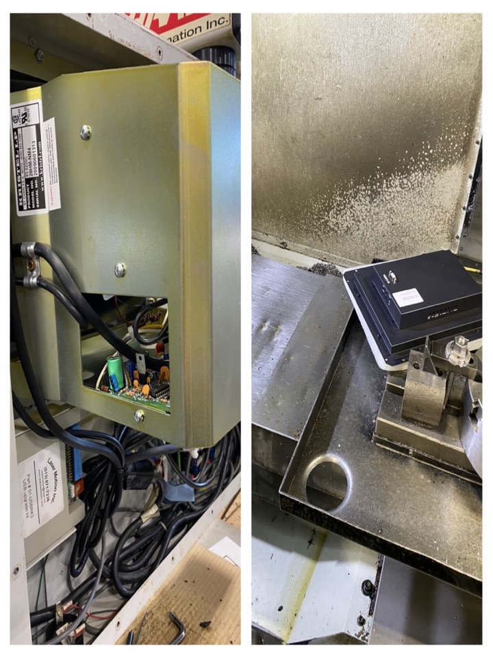 HAAS CNC Monitor Upgrade by Platinum Electrical Services in Southeast Calgary