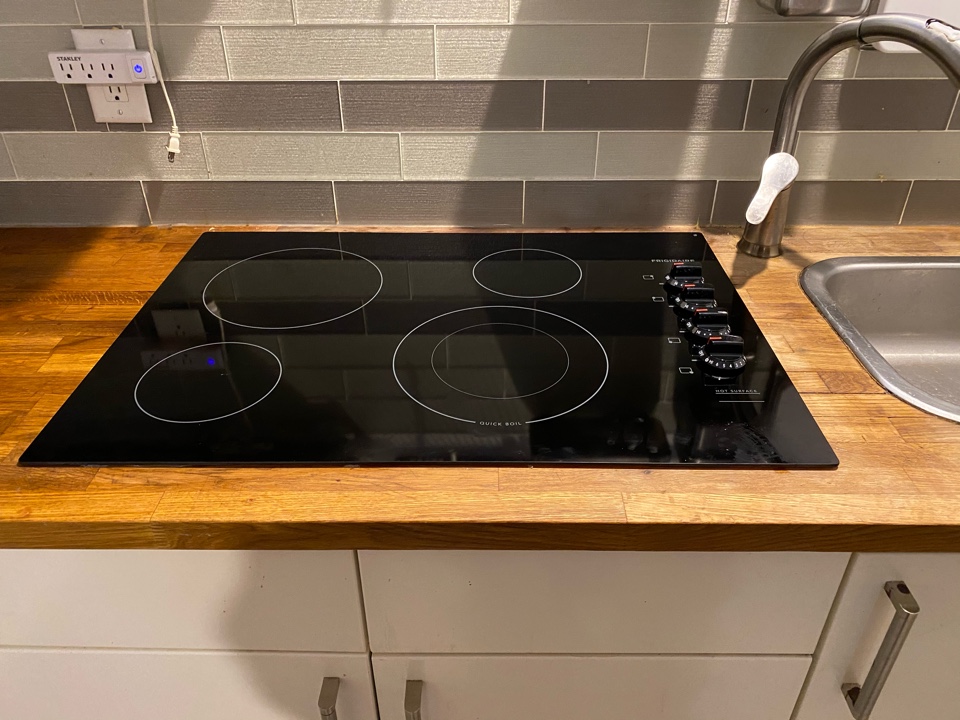Electric Cooktop Replacement by Platinum Electrical Services in Northeast Calgary