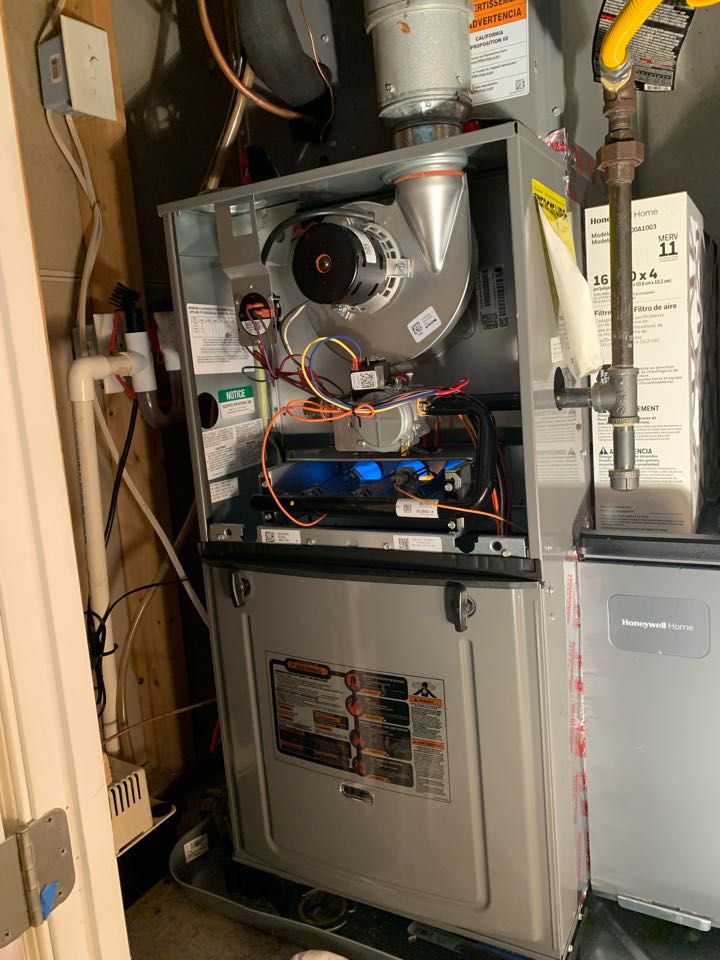 Gas Furnace install Call. Performed Gas Furnace Installation on Rheem.