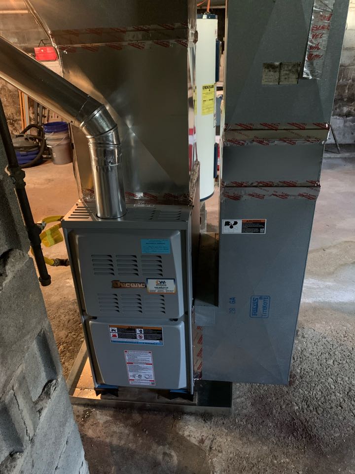 Gas Furnace installation call. Performed Gas Furnace install on Ducane.