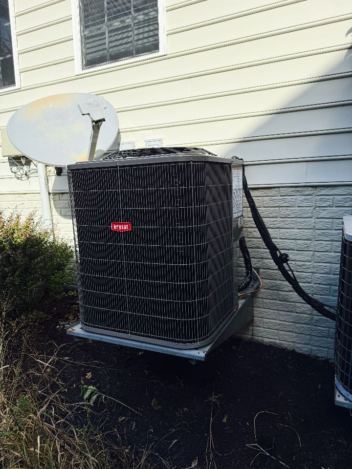 Heat pump installation call. Performed heat pump install on Bryant.