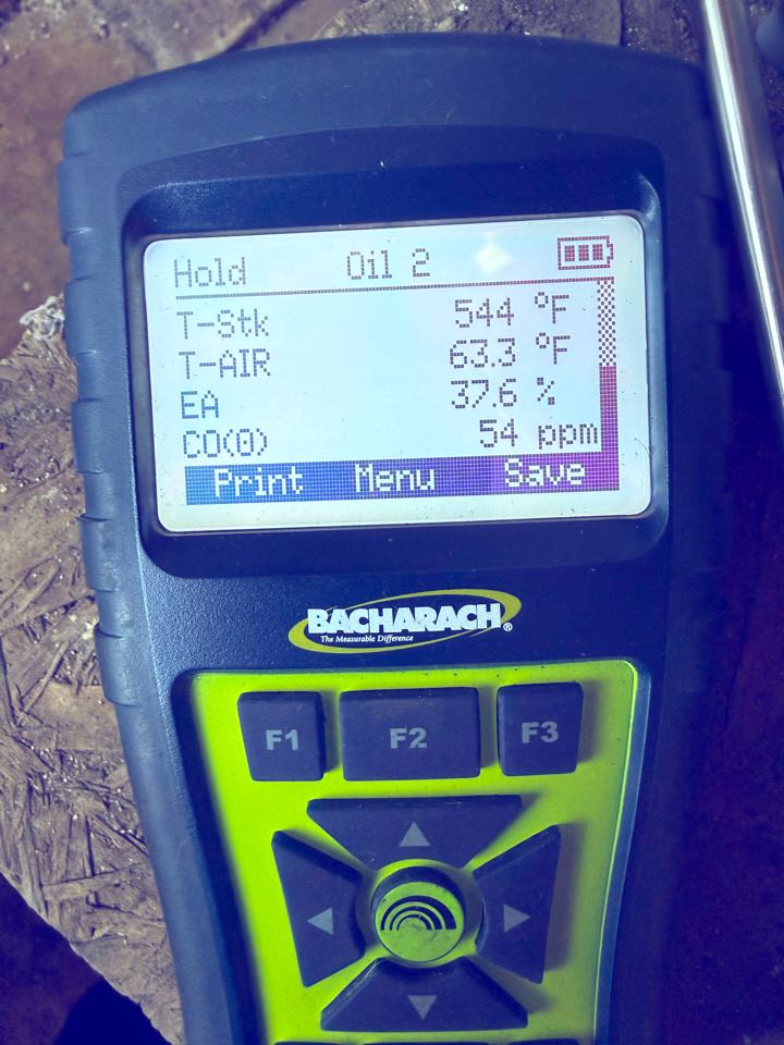 Middletown, VA - Oil furnace maintenance call. Performed oil furnace tune-up on Armstrong Air. Middletown, VA - Oil furnace maintenance call. Performed oil furnace tune-up on Armstrong Air.