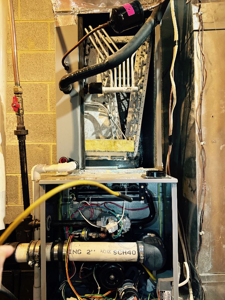 Winchester, VA - Furnace maintenance call. Performed gas furnace tune-up on Heil. Winchester, VA - Furnace maintenance call. Performed gas furnace tune-up on Heil.