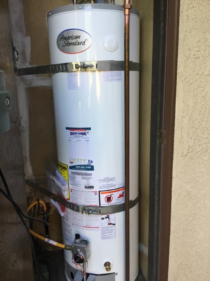 Install water heater 