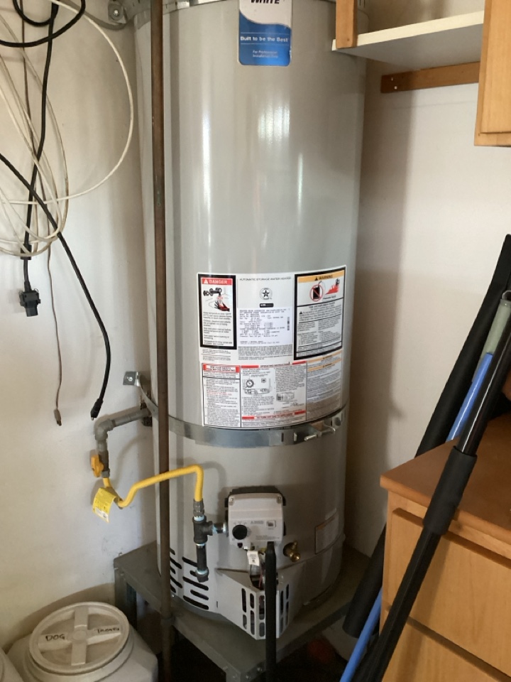 Water heater flush and home inspection. 