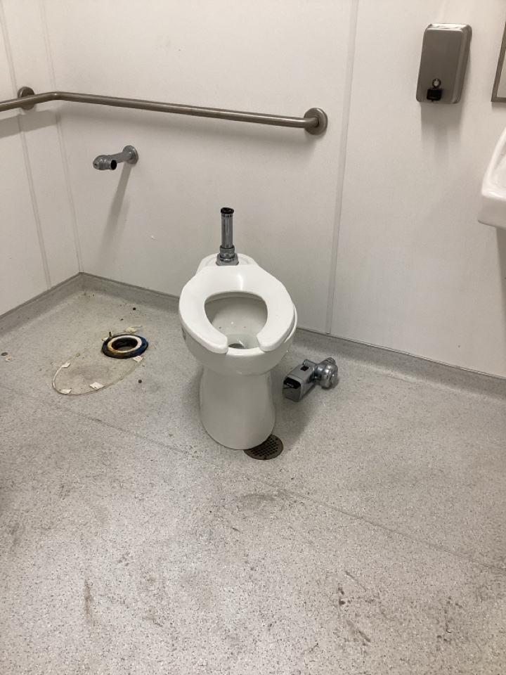 Toilet clogged 
