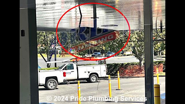 Pride Plumbing came out and ran black iron piping to six drive-thru canopies and then hung and connected six overhead propane area heaters. We tested for leaks and proper operation with no issues.