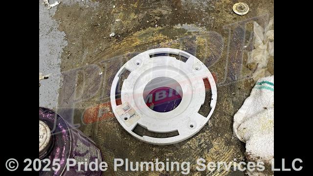 Pride Plumbing was called out for three Kohler toilets that were loose. We pulled the toilets, cleaned and inspected their flanges (replaced two of them with new Oatey 43509 level-fit PVC inside-fit flanges because they were cracked), replaced their wax ring gaskets, reset the toilets, reinstalled their toilet bowl bolts and caps and the toilet tanks’ above-floor braided stainless steel water supply lines, and tested for leaks and proper operation with no issues.