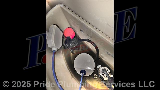 Pride Plumbing was called out for a Jacuzzi SWP2XXX toilet tank that would run constantly and not fill. Our inspection determined that the tank’s water fill valve was malfunctioning. After shutting off the water, we drained the water from the tank and replaced the water fill valve with a new Fluidmaster PRO45B model. Then we turned the water back on, filled the tank, and tested for leaks and proper operation with no issues. We provided cost estimates to 1) replace the toilet with a new Gerber Viper model (this would include draining and pulling the old toilet, inspecting/cleaning/replacing the flange, replacing the toilet bowl, toilet tank, flapper, water fill valve, tank to bowl gasket and bolts, seat, wax ring gasket, toilet bowl bolts, toilet bowl bolt washers, toilet bowl bolt caps, and above-floor stainless steel braided water supply line); and 2) either rebuild or replace a leaking two-handle bathroom sink faucet.