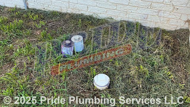 Pride Plumbing was called out for a potentially broken outside PVC cleanout. We discovered that cleanout was not glued and was just knocked over. So, we cleaned the cleanout's coupling, primed and glued it, reattached it, and corrected the issue.