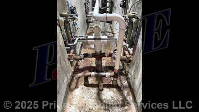 Pride Plumbing came out and replaced a deteriorated section of cast iron drainpipe with new PVC piping and fittings - adding a new double wye, Santee, bushings, and two new cleanouts. We then replaced a section of the pipe's vent pipe with new PVC piping and fittings. We connected the new PVC pipes onto the existing cast iron piping with no-hub couplings. Pride Plumbing came out and replaced a deteriorated section of cast iron drainpipe with new PVC piping and fittings - adding a new double wye, Santee, bushings, and two new cleanouts. We then replaced a section of the pipe's vent pipe with new PVC piping and fittings. We connected the new PVC pipes onto the existing cast iron piping with no-hub couplings.