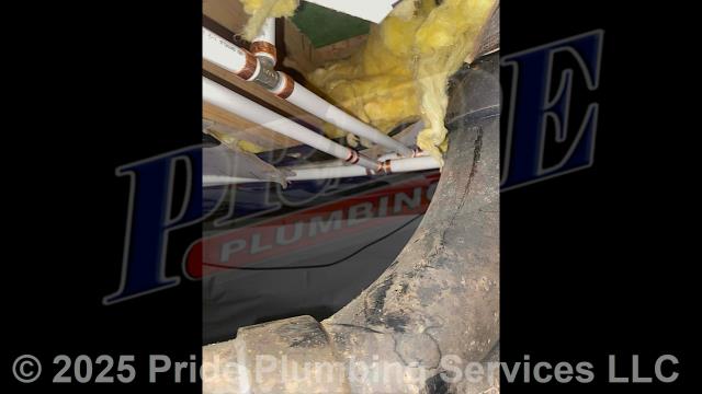 Pride Plumbing came out and repiped and replaced the water supply lines under the house in the crawlspace, going to the fixtures in the kitchen (sink faucet, dishwasher, and ice maker), one bathroom (sink, toilet, and bathtub/shower), the washing machine (installing a new washer box and hot and cold boiler drains), and the water heater, with new PEX piping and fittings (installing new 1/4 turn water shut-off valves on each fixture inside the house along with new above-floor stainless steel water supply lines) and replaced two outside hose bib spigots with new Woodford frost-free models.