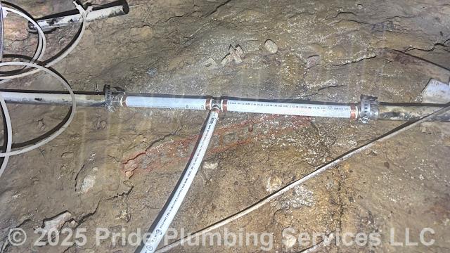 Pride Plumbing was called out to install a water supply stop for a new refrigerator ice maker. The customer opted to have us install a completely new supply stop from the main waterline. We turned the water off to the house, went into the crawlspace, and installed two black roll to PEX pipe adapters and then made the water connections for the new supply stop. We turned the water back on and tested for leaks and the proper function of the ice maker with no issues.