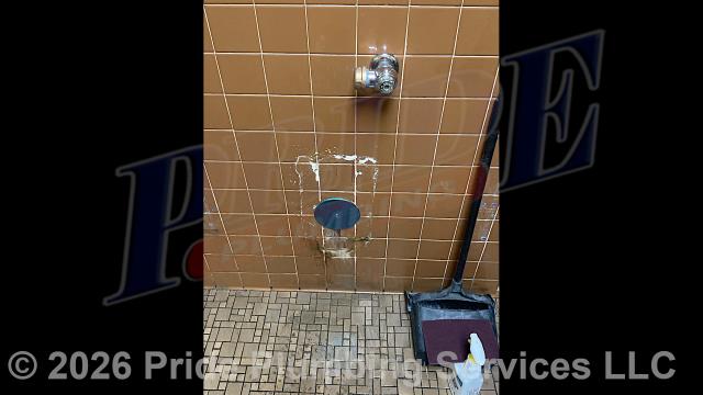 Pride Plumbing came out and removed a urinal, capped of its water and drain lines, and relocated its automatic flush sensor to a commercial toilet.