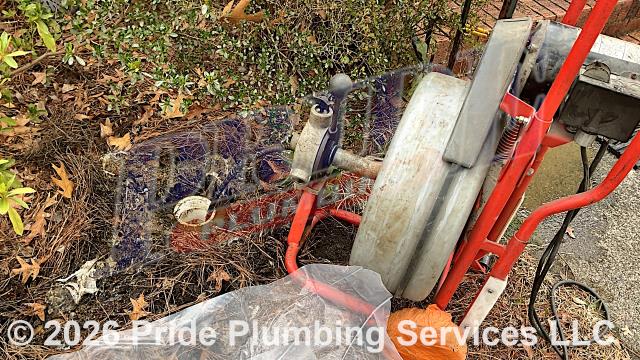 Pride Plumbing was called out for sewage backing up into the home. We used a sewer machine at an outside cleanout and cleared a blockage in the main outside sewer septic drain line. We inserted a camera into the drain line, and it revealed a root intrusion. Because of this, we provided a cost estimate to trench a ditch from the town sewer tap to the home to expose and replace the main outside sewer septic drain line with new PVC piping and fittings along with installing proper cleanouts and fittings per code.