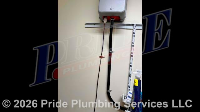 Winston-Salem, NC - Pride Plumbing came out and pulled a washing machine out of the way, cut an access in the wall and installed an ice maker box with a shutoff and connected onto the bottom of a humidifier, ran a rubber hose for the humidifier's drain line to and connected onto the washing machine's drainpipe, and tested the humidifier for leaks and proper functionality.