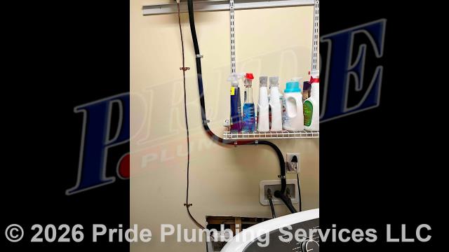 Winston-Salem, NC - Pride Plumbing came out and pulled a washing machine out of the way, cut an access in the wall and installed an ice maker box with a shutoff and connected onto the bottom of a humidifier, ran a rubber hose for the humidifier's drain line to and connected onto the washing machine's drainpipe, and tested the humidifier for leaks and proper functionality.