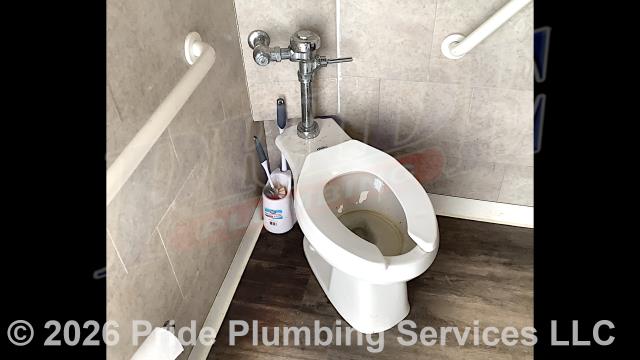 Pride Plumbing came out for a Sloan flush valve on a ProFlo toilet that wouldn't stop flushing. After turning off the water, we used a Sloan Regal XL repair kit and rebuilt the flush valve (this included removing and replacing its diaphragm, vacuum breaker, and spud gasket). After reassembling the flush valve, we turned the water back on and tested for leaks and proper operation with no issues.