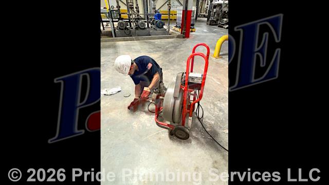 Pride Plumbing came out and ran a large Rigid 750 auger drain clearing machine, clearing up to fourteen interior drain lines, jetting each line with 3,000-4,000 PSI per the building blueprints provided to us by StarPet.