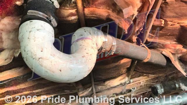 Winston-Salem, NC - Upon receiving reports of basement leaks, Pride Plumbing inspected the area and identified two distinct leak sources originating from the shower P-trap. The old cast iron P-trap showed significant wear, posing a risk for further leaks. We removed it and replaced it with a new PVC P-trap, ensuring a secure and leak-proof connection. This solution effectively addressed the immediate leaks. Additionally, we pulled a leaking toilet and added three new wax ring gaskets. After resetting the toilet, we conducted thorough testing and found no further issues. The customer has also scheduled a service for a comprehensive repipe of the drains in both bathrooms to prevent future problems.