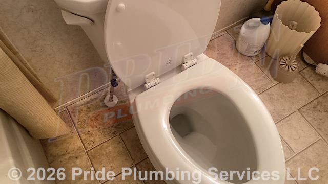 Pride Plumbing was called about a constantly running Mancesa toilet. The previous day, we had installed a fill valve and supply to temporarily restore functionality, allowing us to replace the faulty toilet with a new Pride Plumbing-supplied Gerber Viper model. After removing the old toilet, we carefully installed the new one, ensuring a secure and leak-free connection. Post-installation, we thoroughly cleaned the area and disposed of the old toilet responsibly. A final inspection confirmed no leaks, and the new toilet is functioning perfectly. We offered a 1-year warranty on both parts and labor for peace of mind.