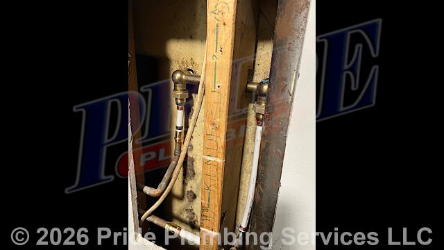 Winston-Salem, NC - Upon arrival, Pride Plumbing identified a leaking two-handle bathtub/shower faucet valve. To address this, we first cut an access panel in the shower wall to expose the valve. The old shower valve was removed, and we replaced it with a new Gerber two-handle model. Additionally, we replaced the short sections of the hot- and cold-water supply lines with new PEX piping and fittings to ensure a secure and leak-free connection. The shower head and downspout diverter were also replaced with new components. Finally, we installed new handles, along with their respective stems, washers, seats, and escutcheons to complete the repair. The job was finished with all components functioning properly and no leaks present.