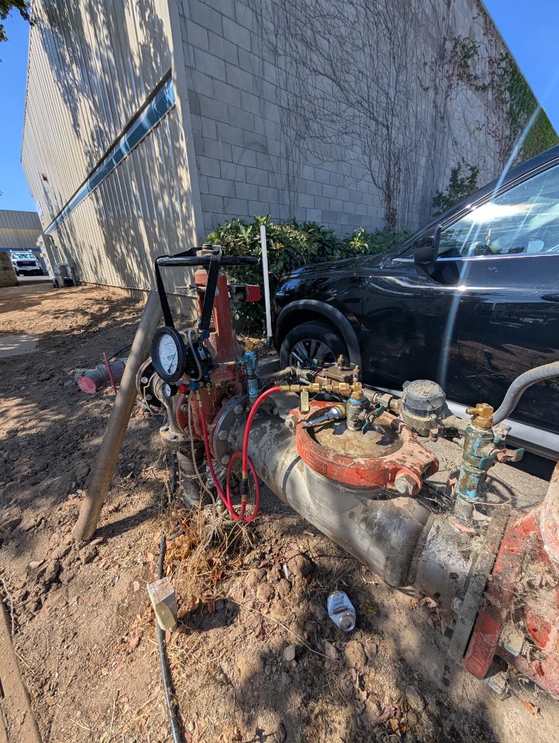 Tested a watts DCDA backflow preventer assembly in Paso Robles.  