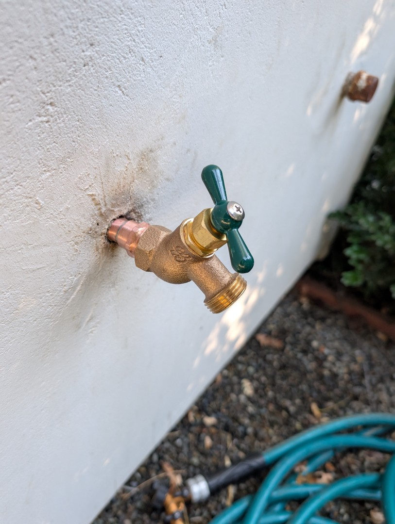 replaced two leaking hose bibs due to failed vacuum breakers in Paso Robles.