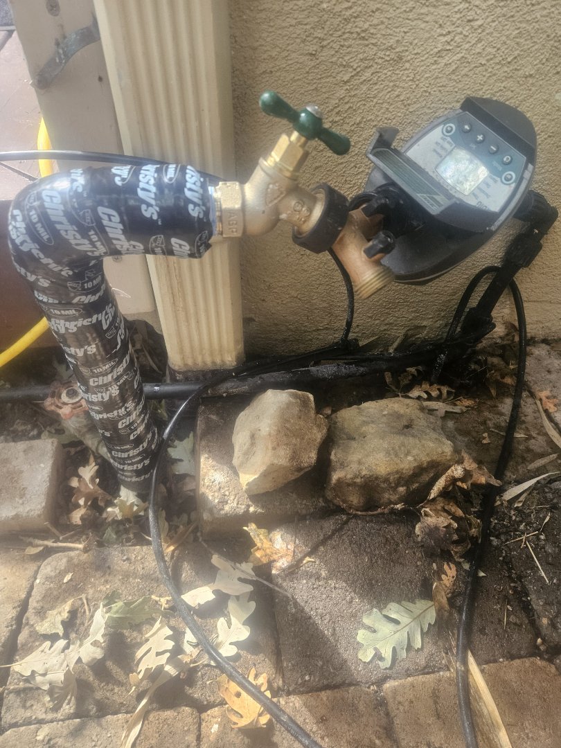 Leaking hose bib replaced
