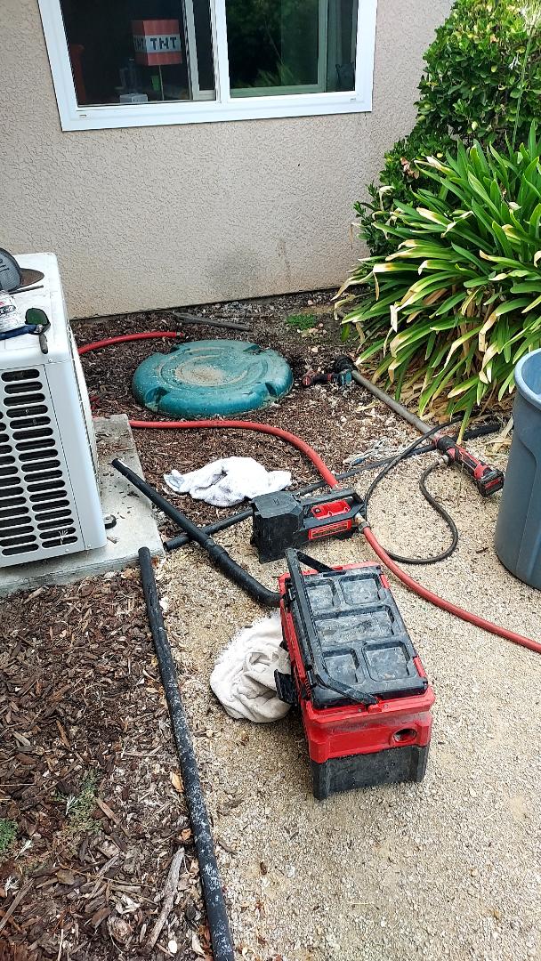 Full sewer ejection pump pit to clear debris from impeller Full sewer ejection pump pit to clear debris from impeller