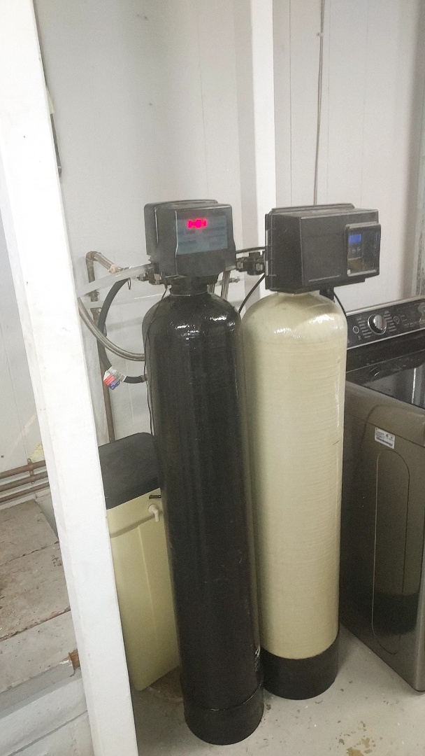 Replace resin and carbon media and two tanks Replace resin and carbon media and two tanks